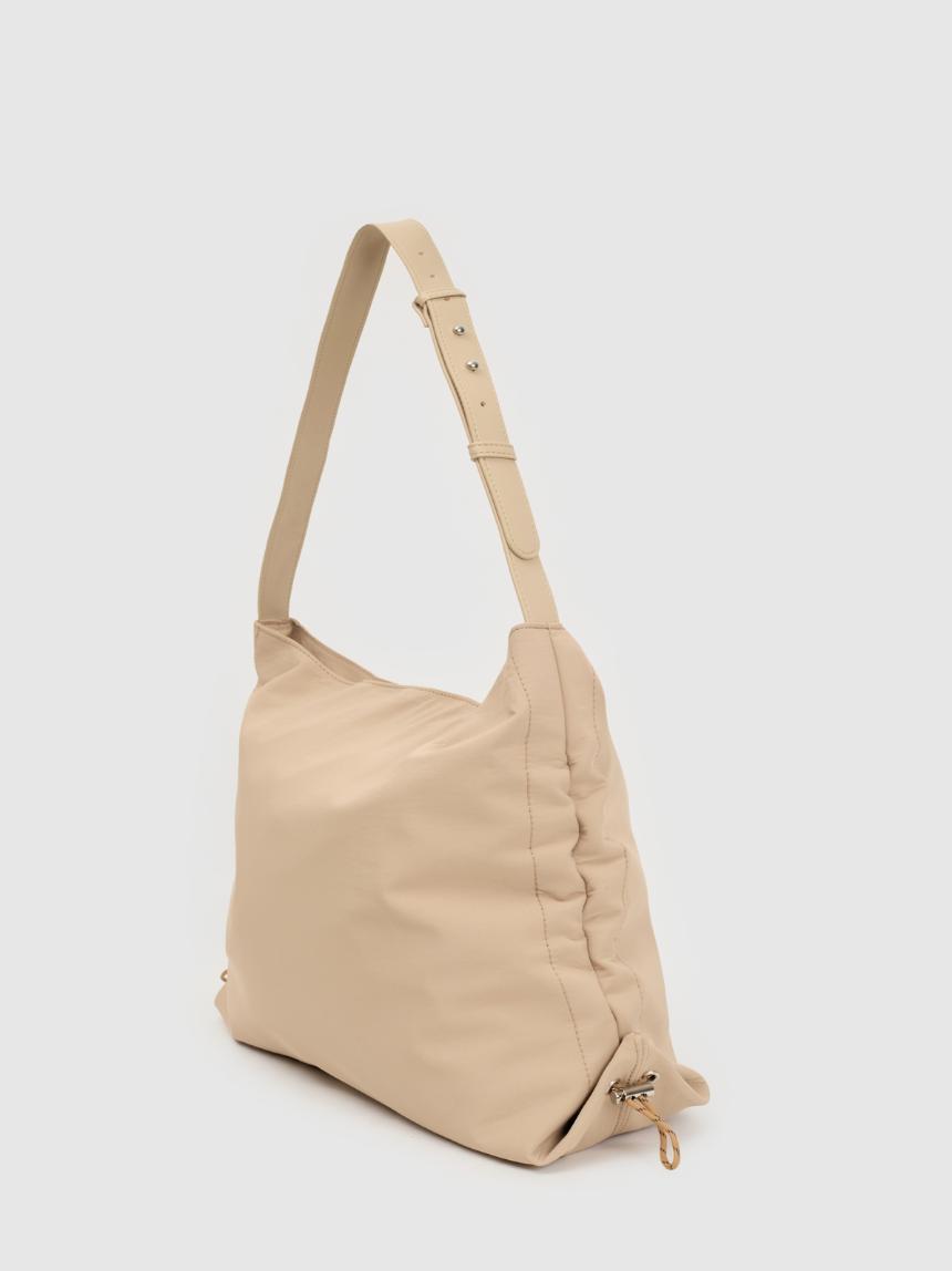 Bolso nylon fruncido